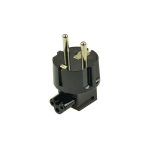 2-Power ALT0360A electrical power plug Black