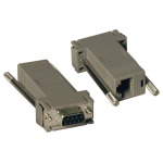 Tripp Lite P450-000 cable gender changer DB9 (Female) RJ45 (Female) Gray