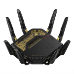 ASUS ROG Rapture GT-BE98 wireless router 10 Gigabit Ethernet Quad-band (2.4 GHz / 5 GHz-1 / 5 GHz-2 / 6 GHz) Black