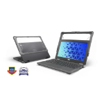 MAXCases Extreme Shell-F3 Slide Case for Dell 3100/3110/3120 Chromebook 2:1 Convertible 11.6" (Gray)