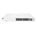 HPE Aruba Networking Networking Instant On Switch 20p Gigabit CL4 4p Gigabit CL6 PoE 2p 10GBT 2p SFP+ 370W 1960