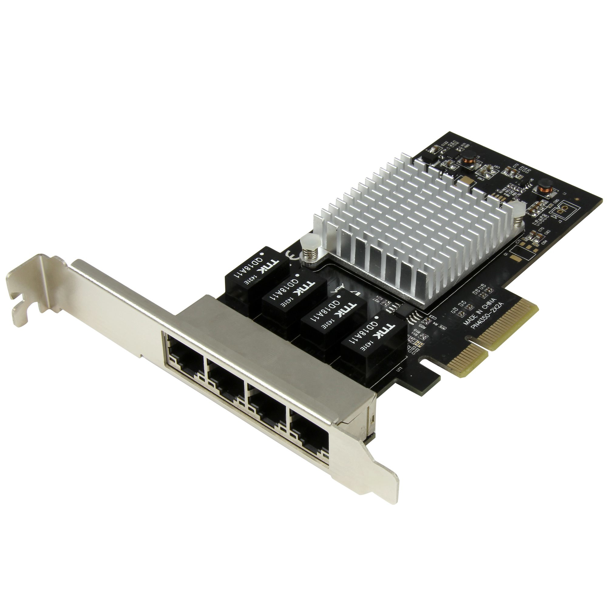 Image of StarTech.com 4-Port Gigabit Ethernet Network Card - PCI Express,...