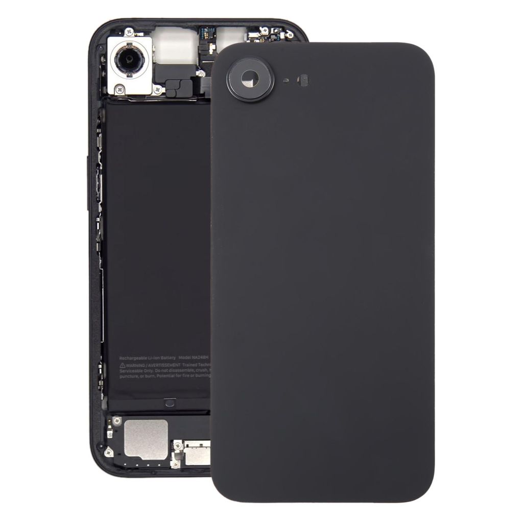 EU Product - iPhone 17e/16e Back Cover with Small Parts (without logo) - Black thumbnail