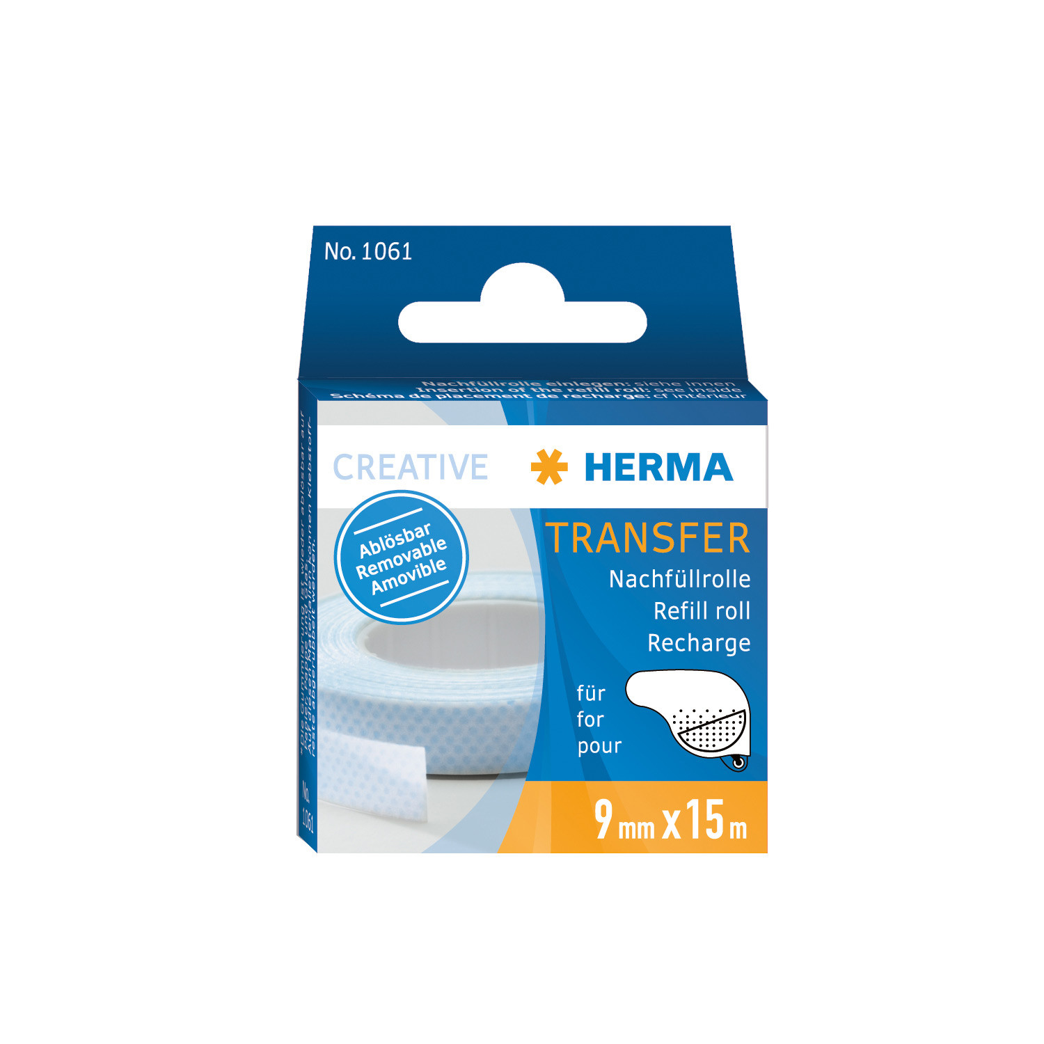 HERMA Transfer refill pack, removable, 15 m