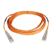 Tripp Lite N320-46M InfiniBand/fibre optic cable 1811" (46 m) 2x LC OFNR Gray, Orange