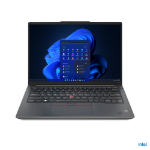 Lenovo ThinkPad E14 Intel® Core™ i7 i7-1355U Laptop 14" Touchscreen WUXGA 16 GB DDR4-SDRAM 512 GB SSD Wi-Fi 6 (802.11ax) Windows 11 Pro Graphite, Black