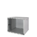 LogiLink W09B54G rack cabinet 9U Wall mounted rack Grey