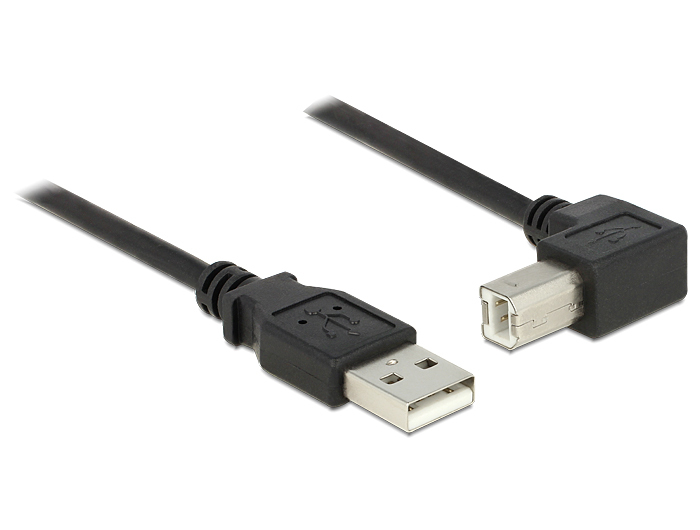 Image of DeLOCK 0.5m, USB 2.0-A / USB 2.0-B USB cable USB A USB B Black