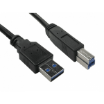 Cables Direct 99CDL3-805 USB cable 5 m USB 3.2 Gen 1 (3.1 Gen 1) USB A USB B Black