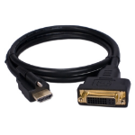 QVS HDMI to DVI, m/f, 1m 39.4" (1 m) HDMI Type A (Standard) Black