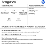 HP EliteBook 6 G1i 14 inch Notebook AI PC Wolf Pro Security Edition Intel Core Ultra 5 235U Laptop 35.6 cm (14") Touchscreen WUXGA 16 GB DDR5-SDRAM 512 GB SSD Windows 11 Pro Silver