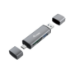 Equip 245460 geheugenkaartlezer USB 3.2 Gen 1 (3.1 Gen 1) Type-A/Type-C Grijs