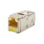 Panduit CJS688TGYLY wire connector Rj-45 Metallic, Yellow