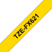 Brother TZE-FX621 cinta para impresora de etiquetas Negro sobre amarillo