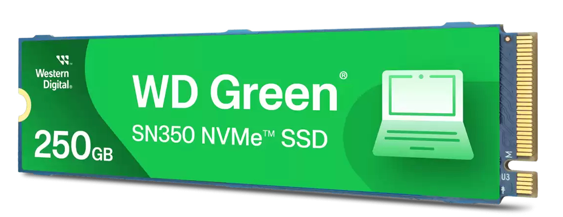 Western Digital Green SN350 NVMe SSD 250GB M.2