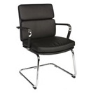 TSW Teknik 1101BLK Deco Cantilever Black Chair