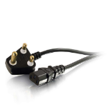 C2G 2m, SANS 164-1 - C13 IEC Black C13 coupler