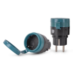 Entac Remote Controlled IP44 Socket, Set of 2 IP44 Sockets with RC