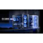 Antec C5 Curve ARGB ATX mATX, Dual Chamber, 4x Perfromance PWM ARGB fans, 4mm TG, USB Type-C 3.2 Gen 2 x 1, Mid Tower White Case