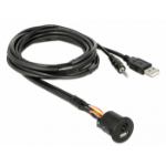 DeLOCK 85718 USB cable 1.5 m USB A Black