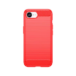 JLC Apple iPhone 16E Brushed Silicone Case – Red