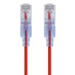 Monoprice SlimRun networking cable Red 59.1" (1.5 m) Cat6a U/UTP (UTP)