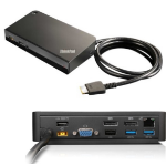 Lenovo 03X6296 laptop dock/port replicator Wired OneLink+ Black