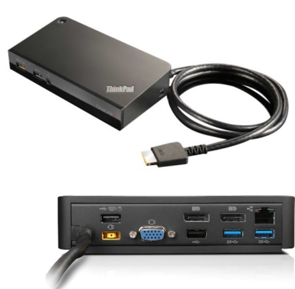 Image of Lenovo 03X6296 notebook dock/port replicator Wired OneLink+ Black