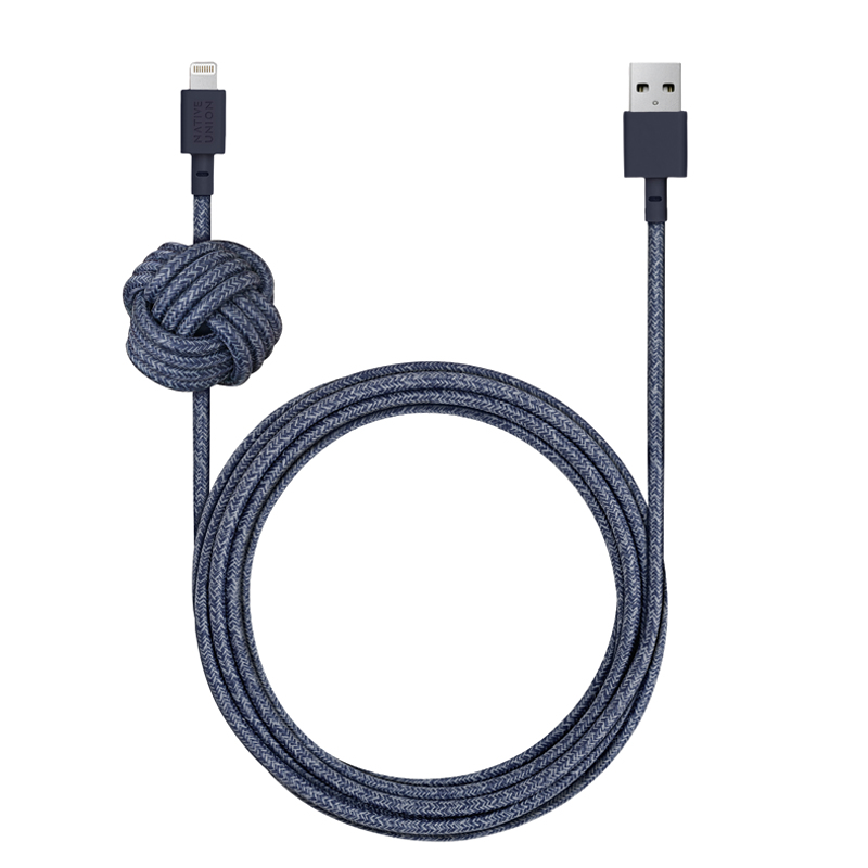 Image of Native Union Night Cable-Lightning 3 m Indigo