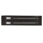 StarTech.com Rack Amovible 3.5" sans Tiroir pour 2 Disques Durs 2.5" - Face Arrière 3.5 pouces