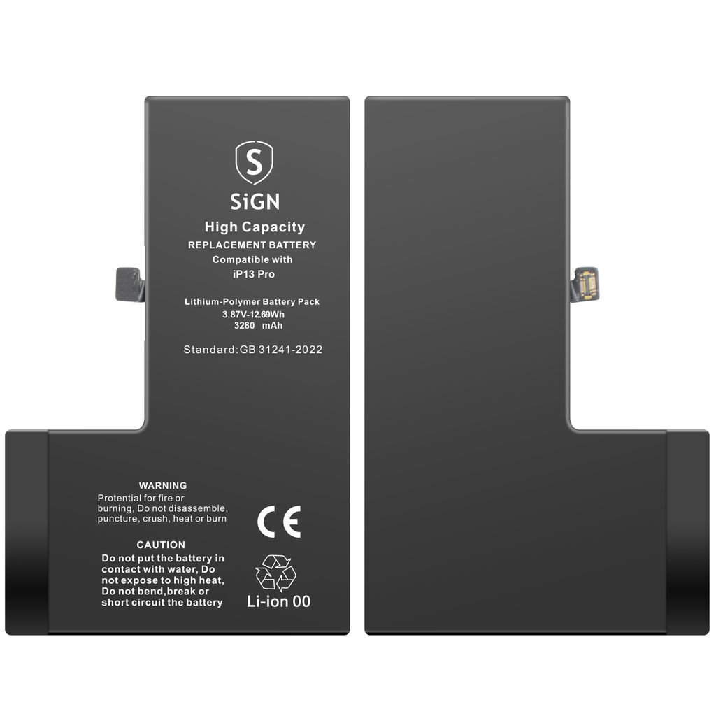 EU Product - iPhone 13 Pro High Capacity Battery- 3280mAh thumbnail