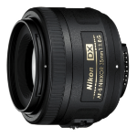 Nikon AF-S DX NIKKOR 35mm f/1.8G SLR Wide lens Black