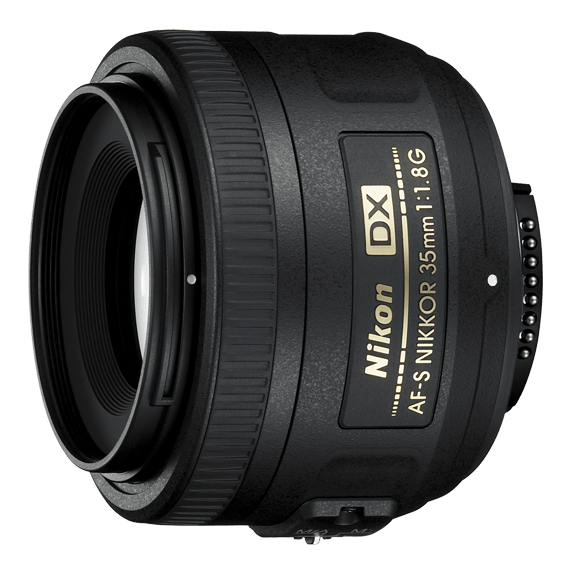 Nikon AF-S DX NIKKOR 35mm f/1.8G SLR Wide lens Black