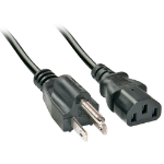 Lindy 2m US 3 Pin to C13 Mains Cable