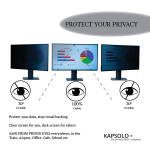 KAPSOLO 2-Way Plug In Privacy 35,56cm (14,0") Wide 16:9