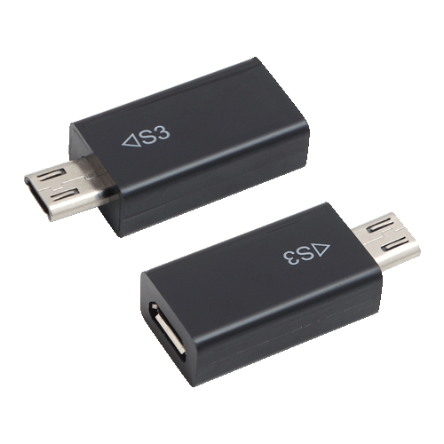 LogiLink UA0183 cable gender changer Micro USB 11-p Micro USB 5-p Black