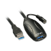 Lindy 43156 USB cable 10 m 3.2 Gen 1 (3.1 Gen 1) USB A Black