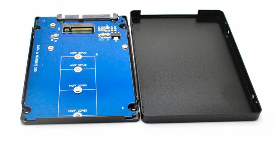 Image of CoreParts MSNX1001B storage drive enclosure SSD enclosure Black 2.5"