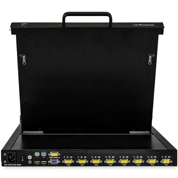 StarTech.com 8-Port Rackmount KVM Console with 17â€ Display