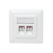 LogiLink NK4024 socket-outlet LC-D White