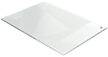 Nobo A4 Transparent Acrylic Mini Whiteboard Desktop Notepad 1915611