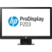 HP ProDisplay P203 50.8 cm (20") 1600 x 900 pixels HD+ LED Black