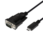 LogiLink AU0051 serial cable Black 1.2 m DB-9
