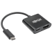 Tripp Lite U444-06N-H4B-C USB graphics adapter 3840 x 2160 pixels Black