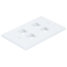 Monoprice 6731 wall plate/switch cover White