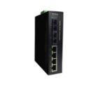 Barox PC-IA402-S network switch Unmanaged L2 Fast Ethernet (10/100) Black