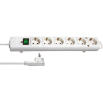 Brennenstuhl 1153320100 power extension 2 m 6 AC outlet(s) Indoor White