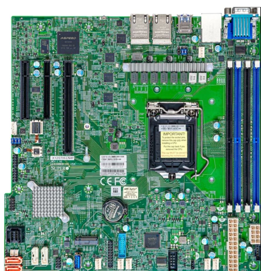 Image of Supermicro 1200 S MBD-X12STH-LN4F-B - Motherboard - Intel Socket...