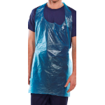 BEESWIFT Disposable Apron Blue 42X27 Pack of 1000