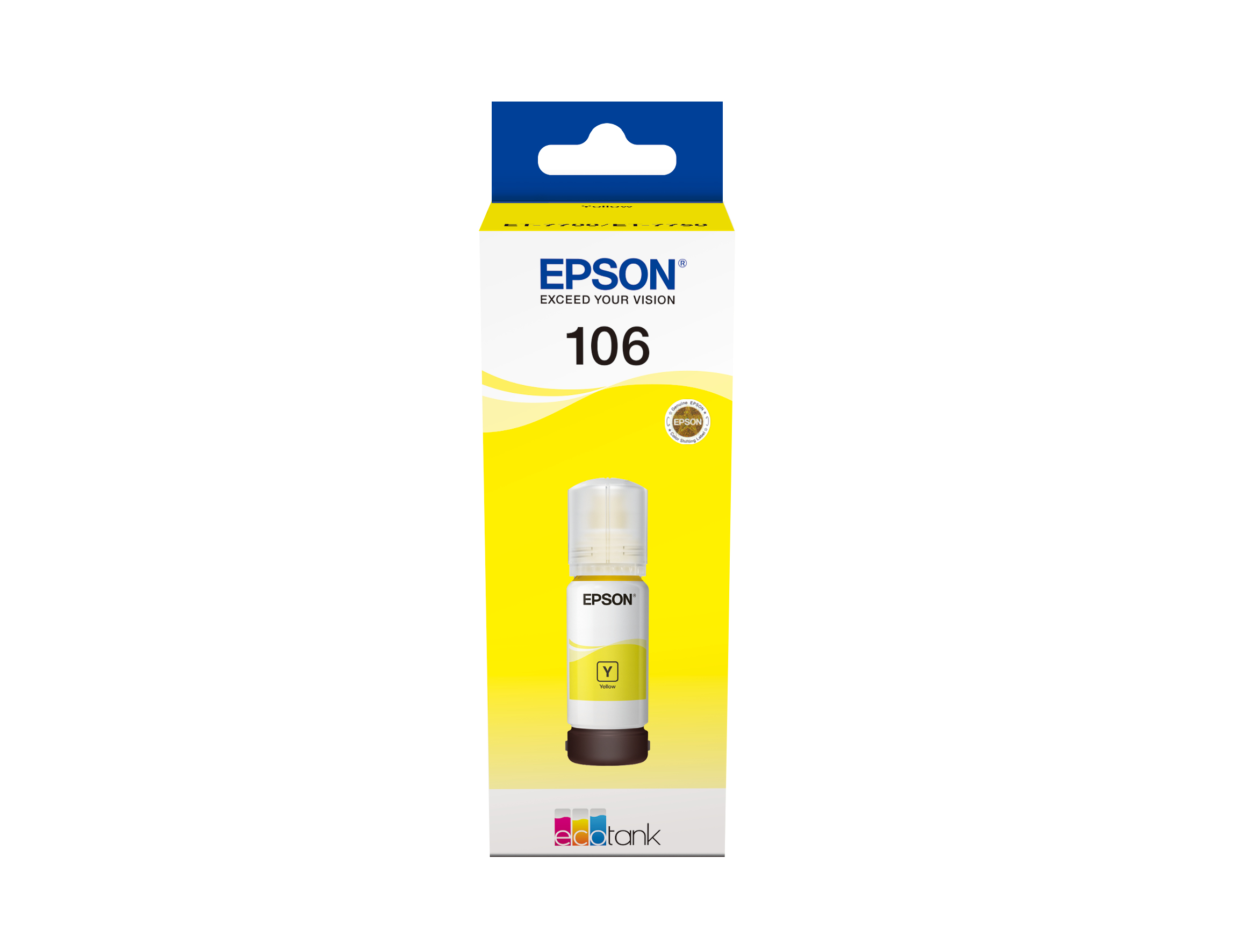 Image of Epson C13T00R440/106 Ink bottle yellow, 5K pages 3400 Photos 70ml...